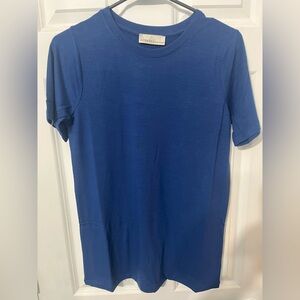 Zenana Women’s Basic layering short sleeve T-Shirt -multi sizes. Blue